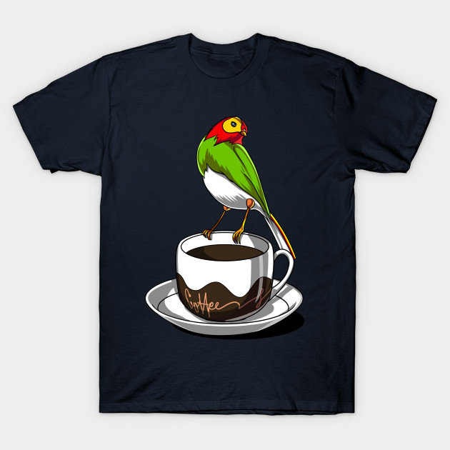 Cute Bird Parrot Coffee Lover Gift